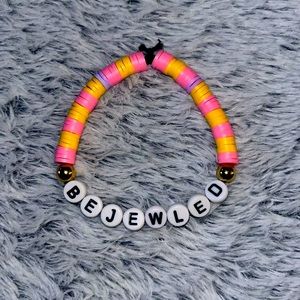 CLAY Bead Bracelet - Handmade by my 12 year old daughter- Taylor swift